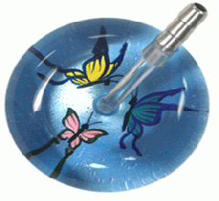 UltraScope Cardiology Stethoscope with Butterfly Design #0038-Lt Blue