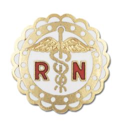 Prestige Registered Nurse Emblem Pin #1001
