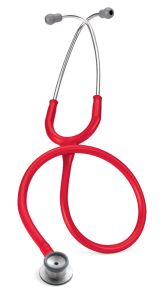 Infant stethoscope in red