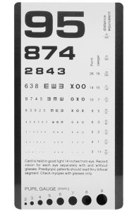 Prestige Medical Rosenbaum Pocket Eye Chart - #3908