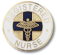 Prestige Registered Nurse Emblem Pin #1031