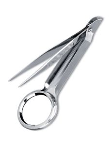 #1482 Splinter Forceps with Magnifier Glass 