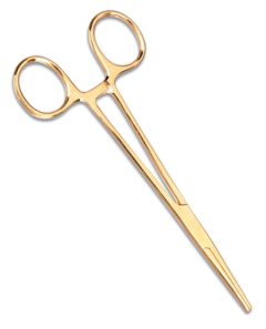 Gold Plated Kelly Forceps - 5.5"  #724-G