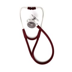 Welch Allyn® Tycos® Harvey™ DLX Triple-head Stethoscope #5079-322, Burgundy