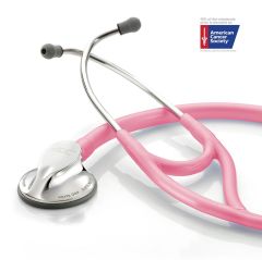 #600-Breast Cancer Awareness Metallic Pink Adscope® 600 Platinum Cardiology Stethoscope