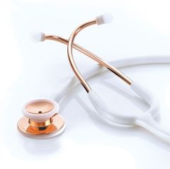 603-Rose Gold/White Adscope® 603 Clinician Stethoscope