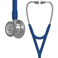 #6154 3M™ Littmann® Cardiology IV™ Diagnostic Stethoscope, Standard-Finish Chestpiece, Navy Blue Tube, 27 inch
