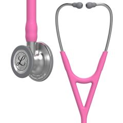 OUT OF STOCK #6159 3M™ Littmann® Cardiology IV™ Diagnostic Stethoscope, Standard-Finish Chestpiece, Rose Pink Tube, 27 inch