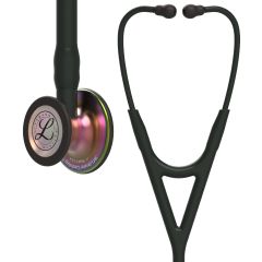 #6165 3M™ Littmann® Cardiology IV™ Diagnostic Stethoscope, Rainbow-Finish Chestpiece, Black Tube, Stem and Headset, 27 inch