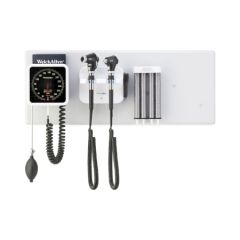  #777-PM3WAX-US GS 777 Integrated Wall System W/ PanOptic Plus Ophthalmoscope And MacroView Plus Otoscope For IExaminer, Aneroid, & Ear Specula Dispenser