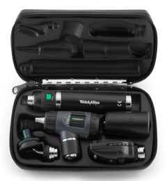 #97210-MS Welch Allyn Diagnostic Set with Macroview Otoscope #23820, Coaxial Ophthalmoscope #11720, Nasal illuminator and Lithium-Ion Handle