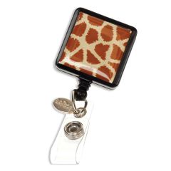 ID Avenue Badge Reels / Retractable ID Holder  #BEG-0001- Giraffe