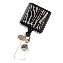ID Avenue Badge Reels / Retractable ID Holder  #BEG-0001- Zebra