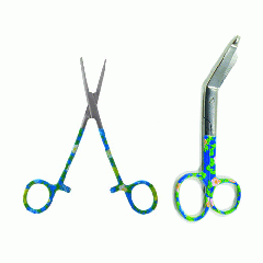 Nursez ChoiceTru-Cut "Funky" Scissor Kit #2000SC-FLORAL (201-2109-055, 201-2100-055) 