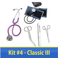 Nurse Kit #4 with Littmann Classic III  Stethoscope, BP & Instruments
