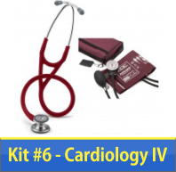Nurse Kit #6 with Cardiology IV and Deluxe ADC Blood Pressure Unit   #6152-6