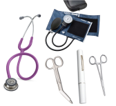 Nurse Kit #4 w/ 3M™ Littmann® Classic III™ Stethoscope & ADC Blood Pressure Unit 775-11AN, Penlight 354, Scissors 1700 and Kelly Forceps 724