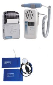 LifeDop® 250 ABI Reimbursable Vascular Doppler w/8Mhz Probe, Printer, 2 Cuffs, Aneroid, L250AB
