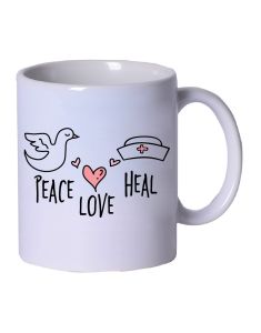 Peace Love Heal Coffee Mug #M986
