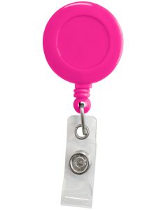 Retractable ID Holder #S13-Neon Pink