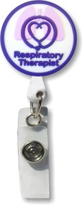 3D Rubber Retractable Badge Reel – Respiratory Therapist #BH-140